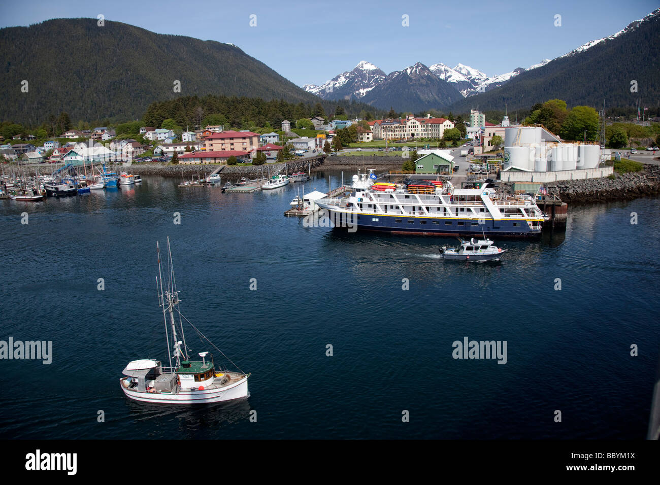 Sitka Southeast Alaska Stock Photo