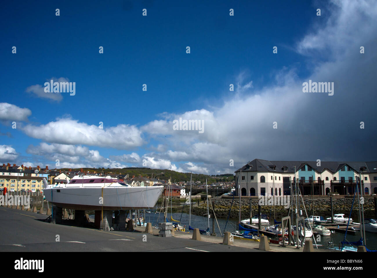 Aberystwyth Ceredigion Wales Cardigan Bay UK Stock Photo Alamy