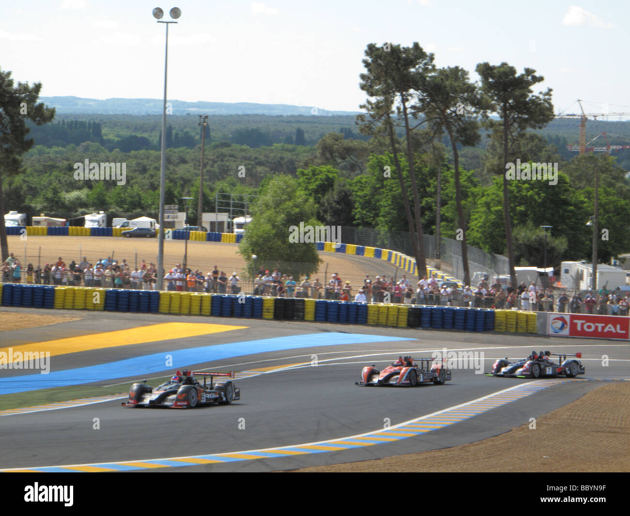 Le mans 2009 24hour motor race sarthe France Stock Photo
