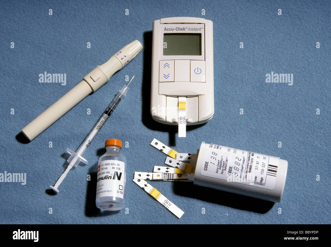 diabetes insulin hypodermic needle shot blood sugar sucrose meter test