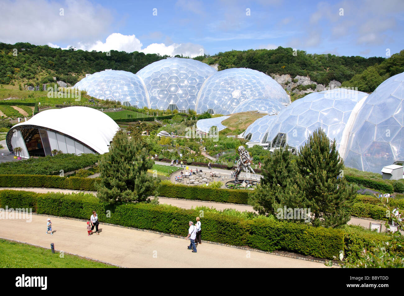 Eden Project, Bodelva, St Austell, Cornwall, England, United Kingdom Stock Photo