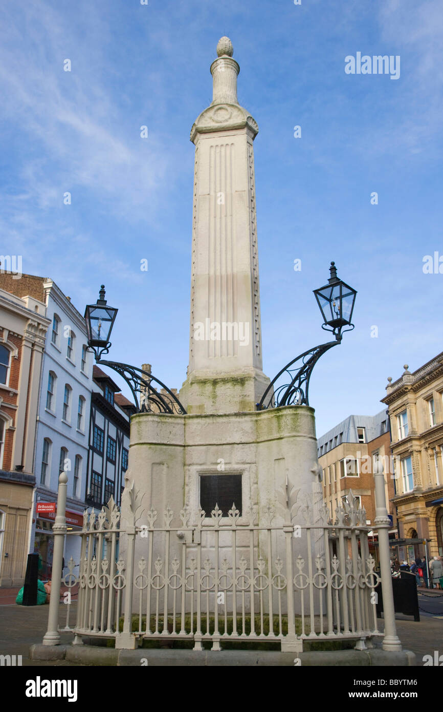 John Soane, Simeon Monument, Market Square, Reading Berkshire, United Kingdom, Europe Stock Photo
