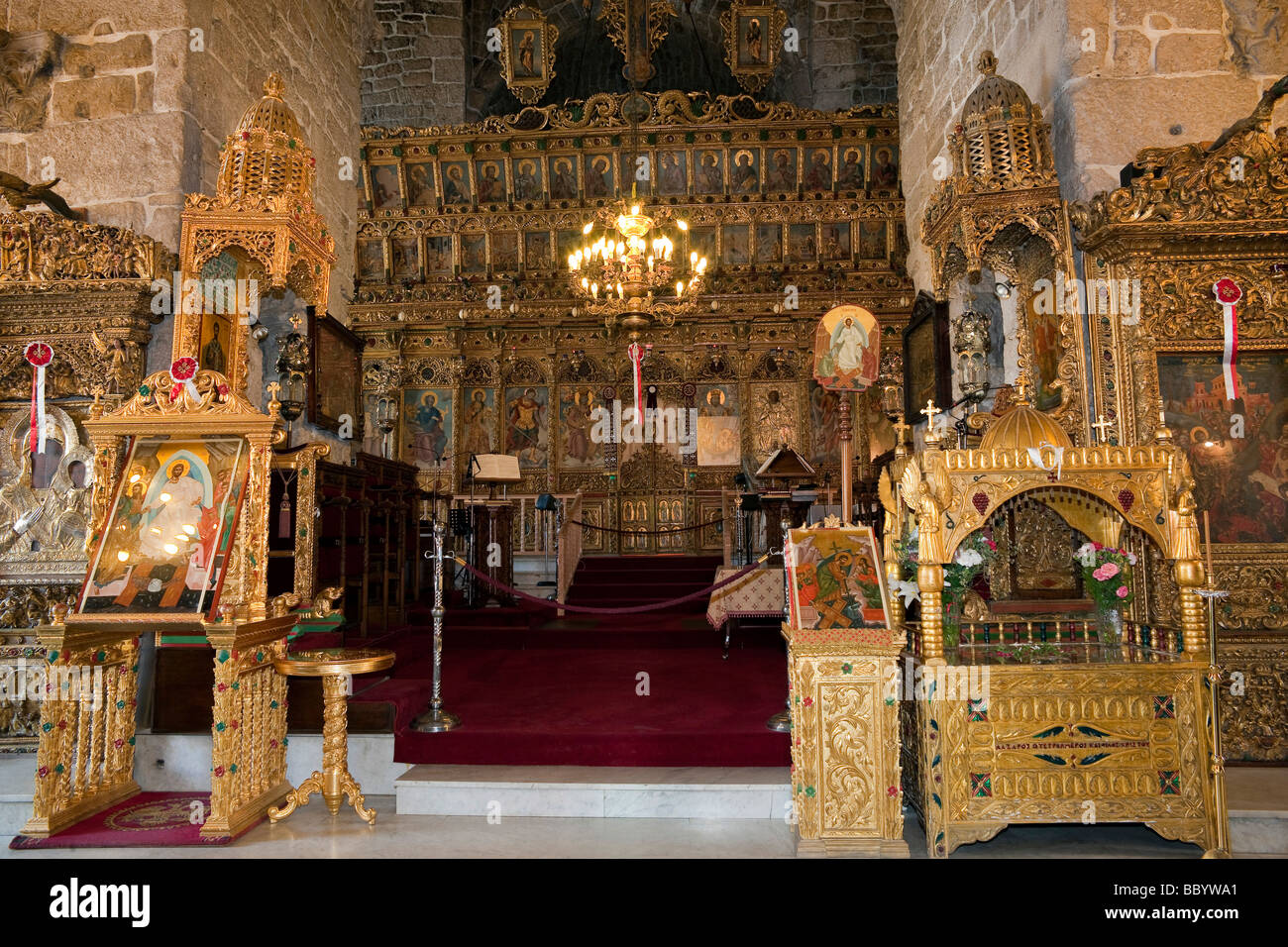 Ceremonial Ikonostasis in Lazarus Church, Agios