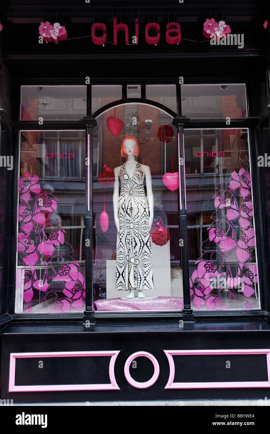 Fashion designer Chica boutique store Dublin Republic of Ireland Stock Photo