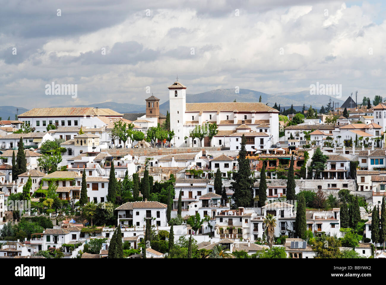 View From The Alhambra To The Sacromonte Granada Andalusia - 