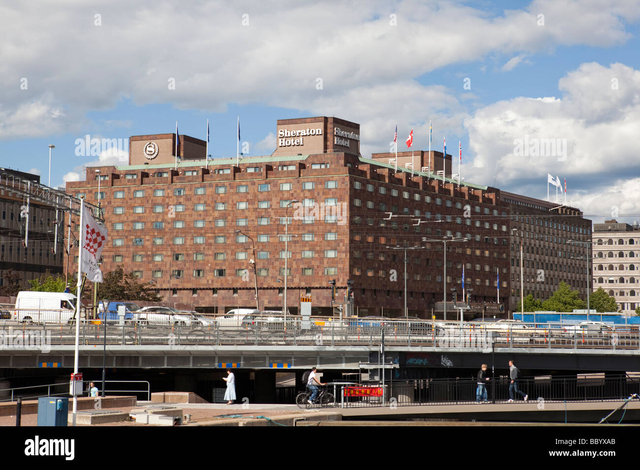 Sheraton Stockholm Hotel, Tegelbacken (Sweden) Stock Photo