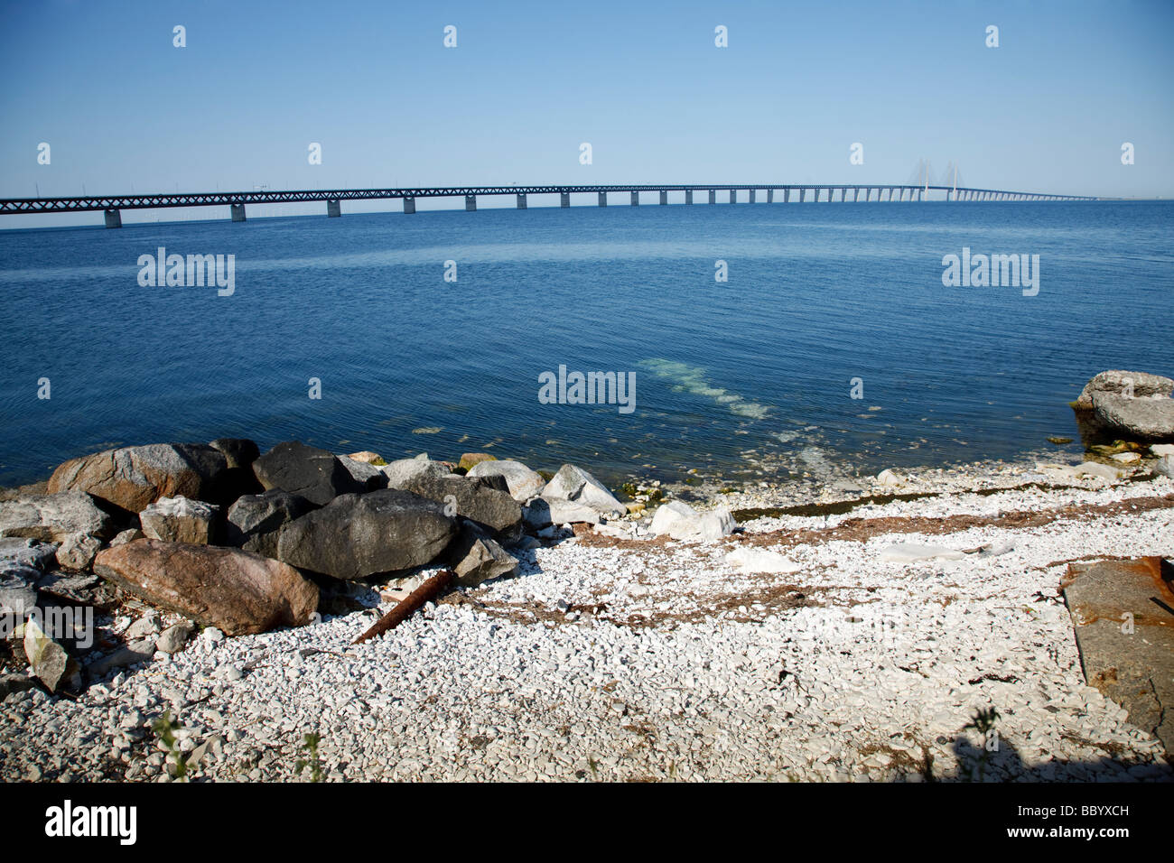 Öresund Bridge Stock Photo