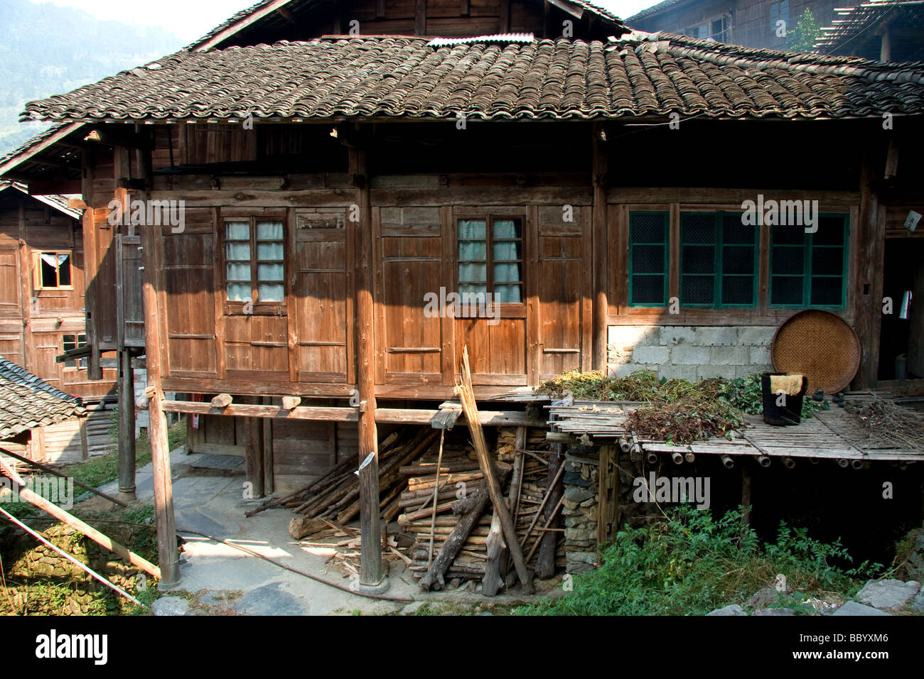 Chinese stilt house hires stock photography and images Alamy