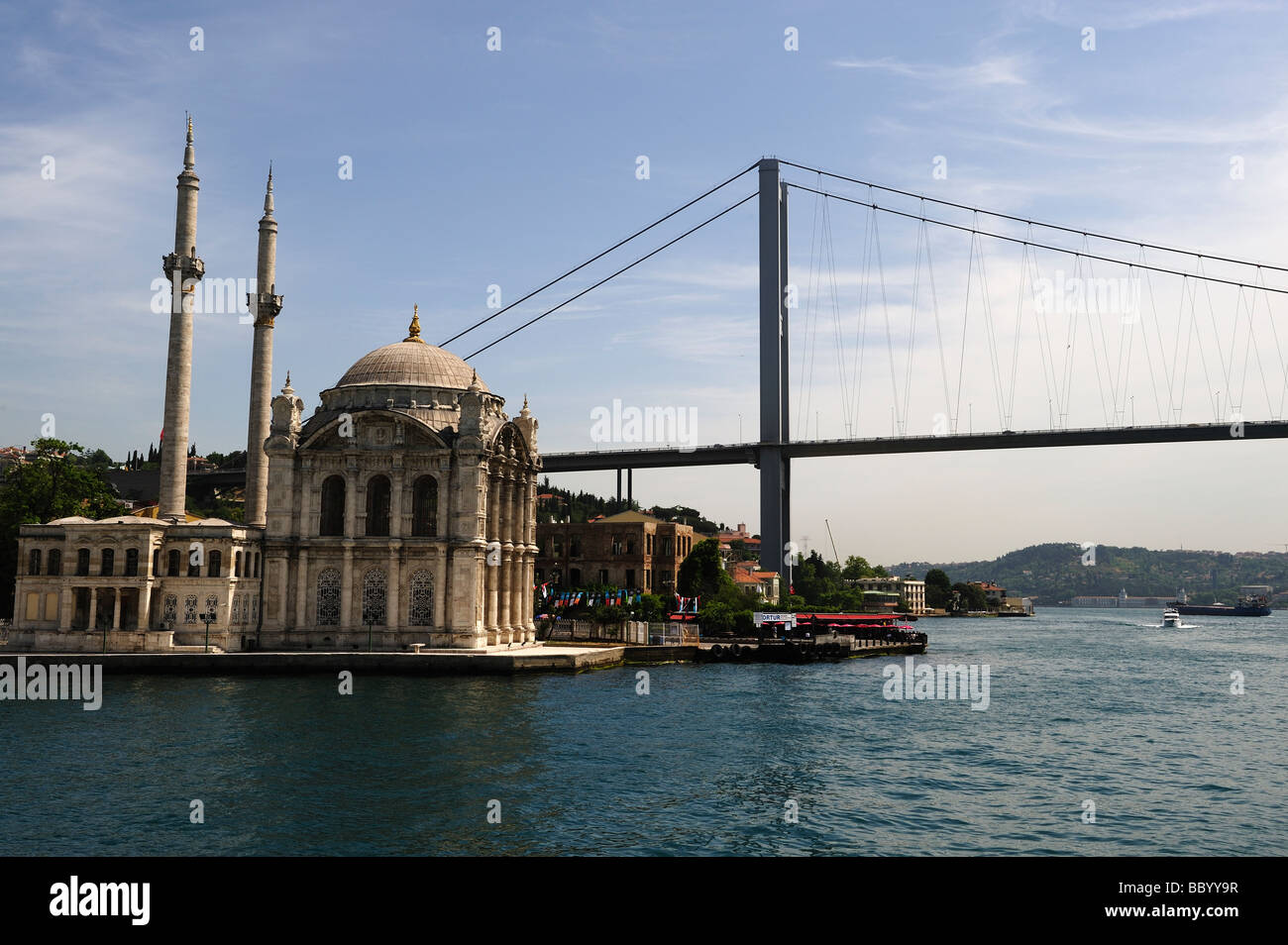 bridge over the istanbul bogazi bosphorus stock photo alamy