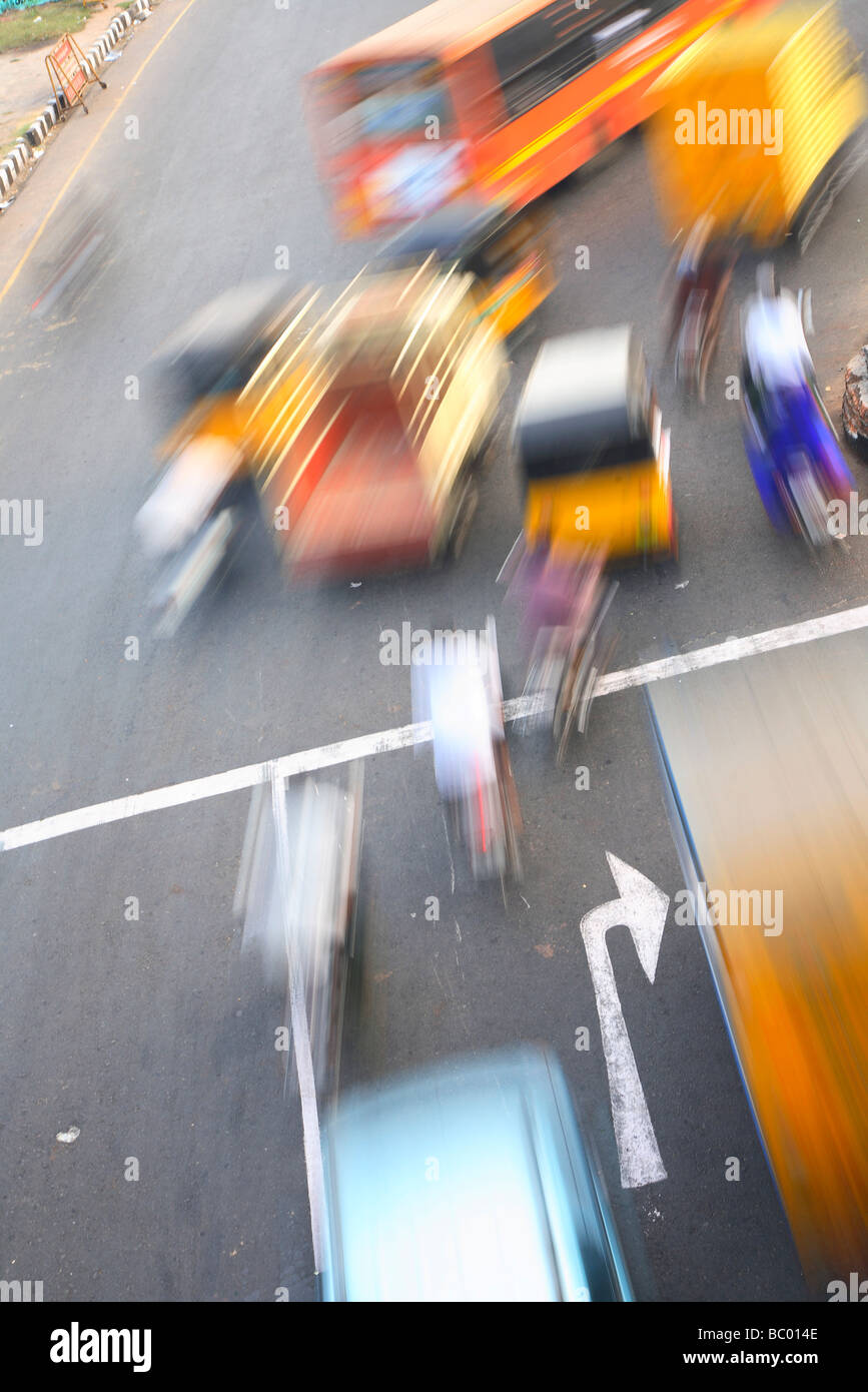 Travel photography from India, Tamil Nadu,streets of Chennai, Madras Stock Photo