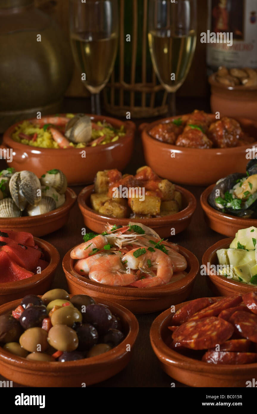 Tapas Spain Food Stock Photo - Alamy