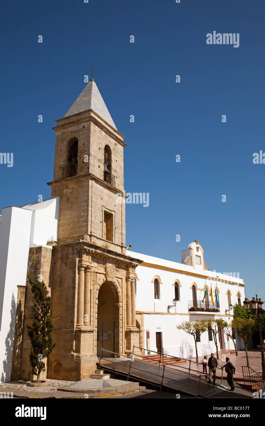 Church and Convent of the Victory in Conil de la Frontera Cadiz Andalusia Spain Stock Photo
