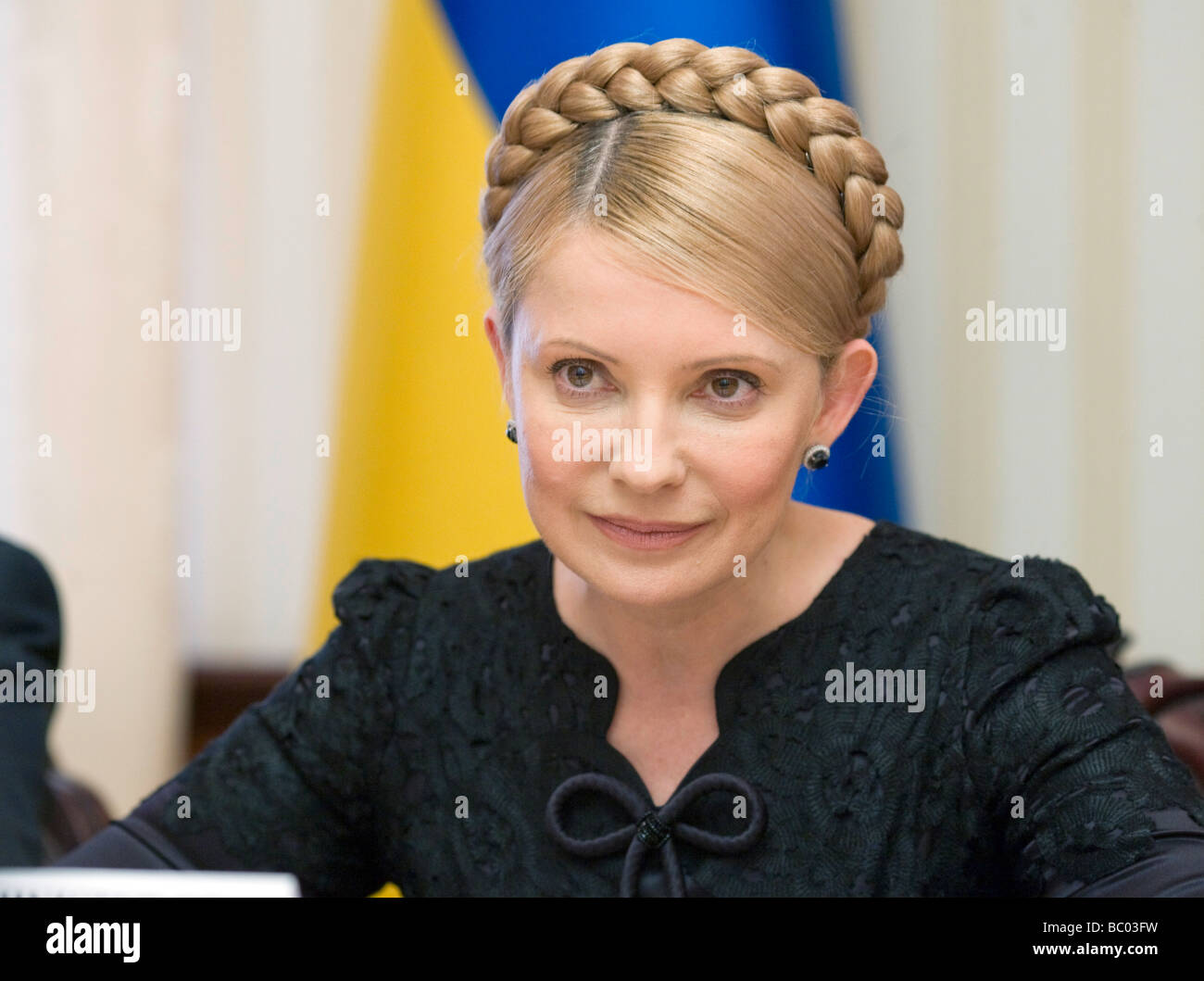 Yulia Volodymyrivna Tymoshenko Prime Minister of Ukraine Stock Photo