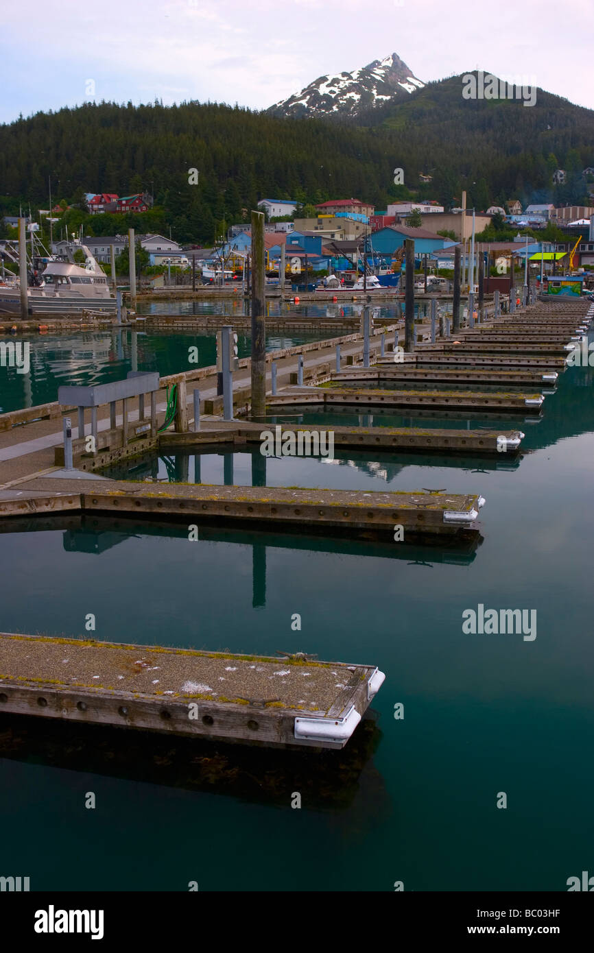 Salmon fishing fleet in the colorful fishing community of Cordova