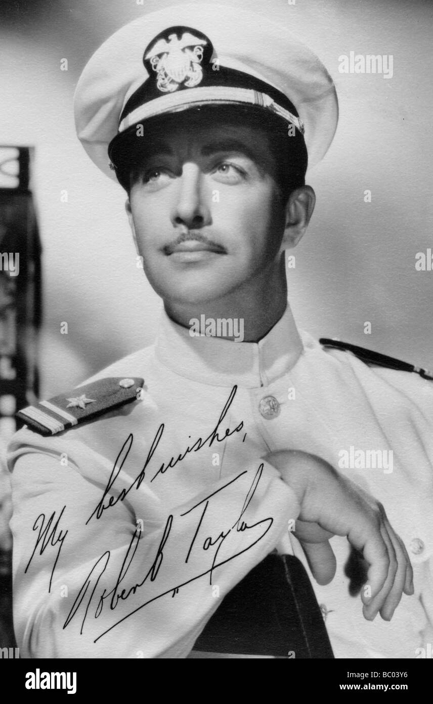 Robert Taylor (1911-1969), American actor, c1940s. Artist: Unknown Stock Photo