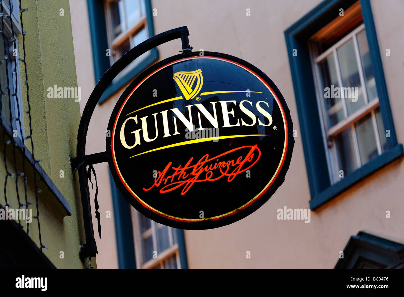 Guinness pub sign Dublin Republic of Ireland Stock Photo