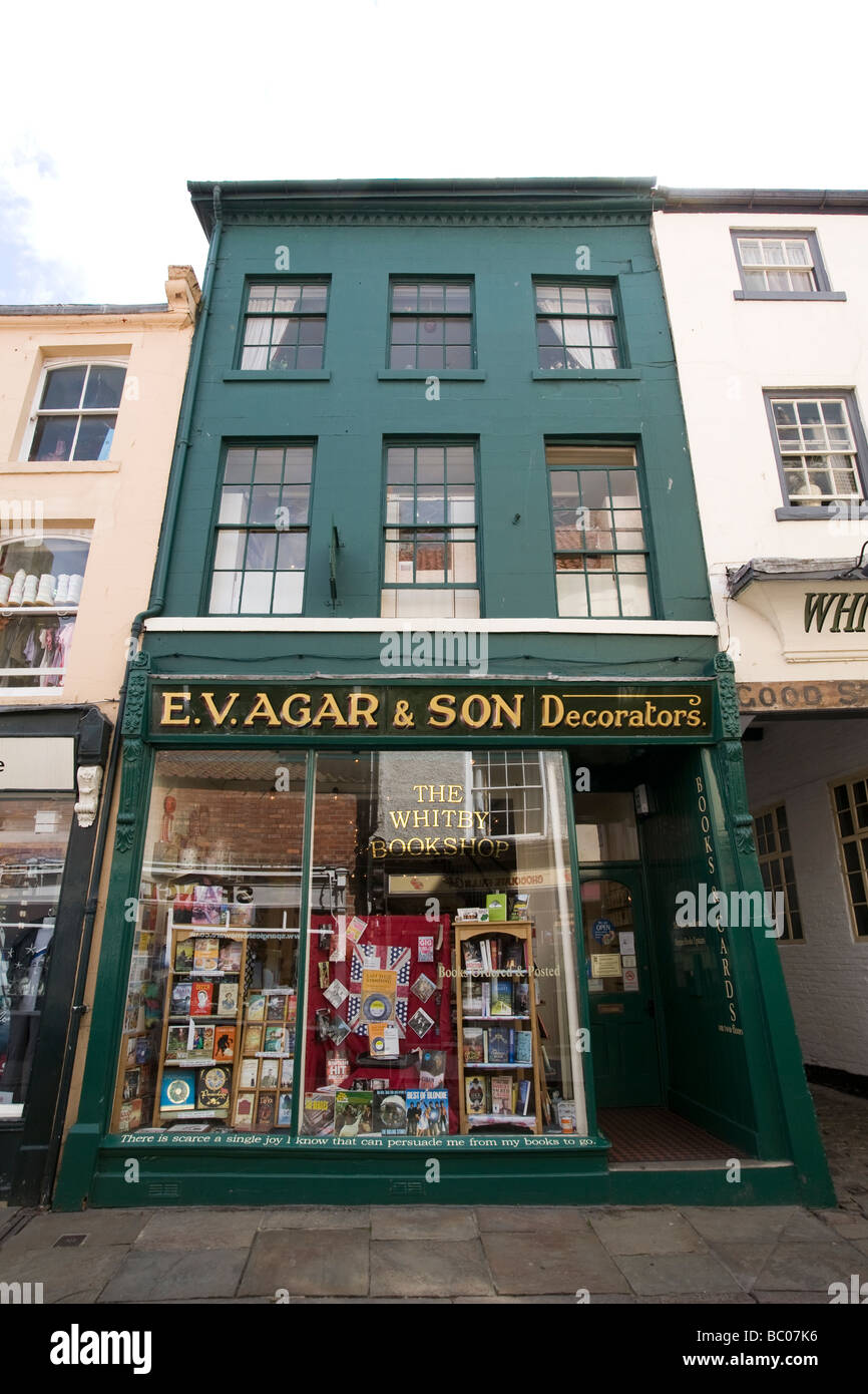 Shop front in Whitby  North Yorkshire, England Stock Photo