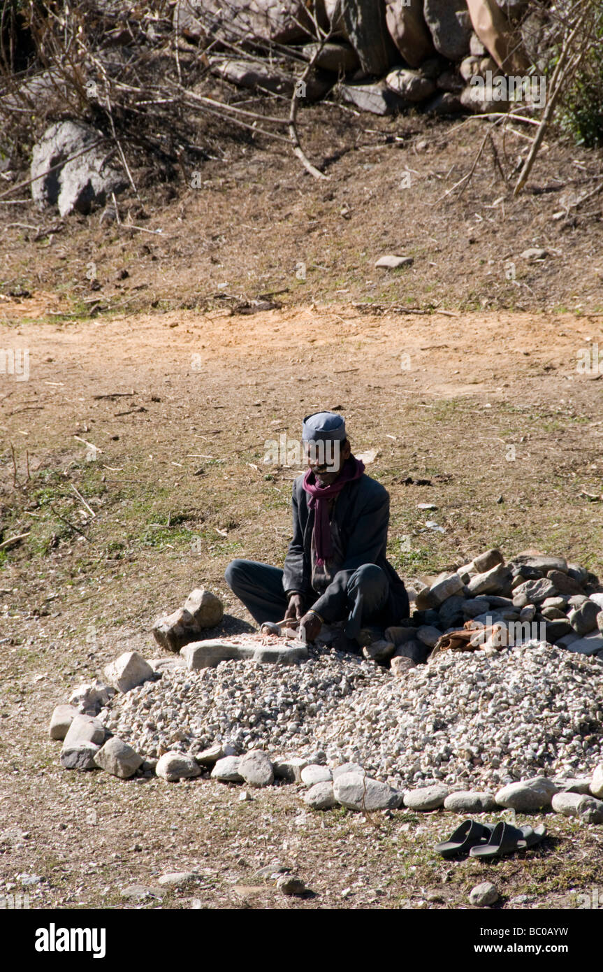 Stone Mason,Rural India, Lower Himalayas,Kumaon Villagers, Villages