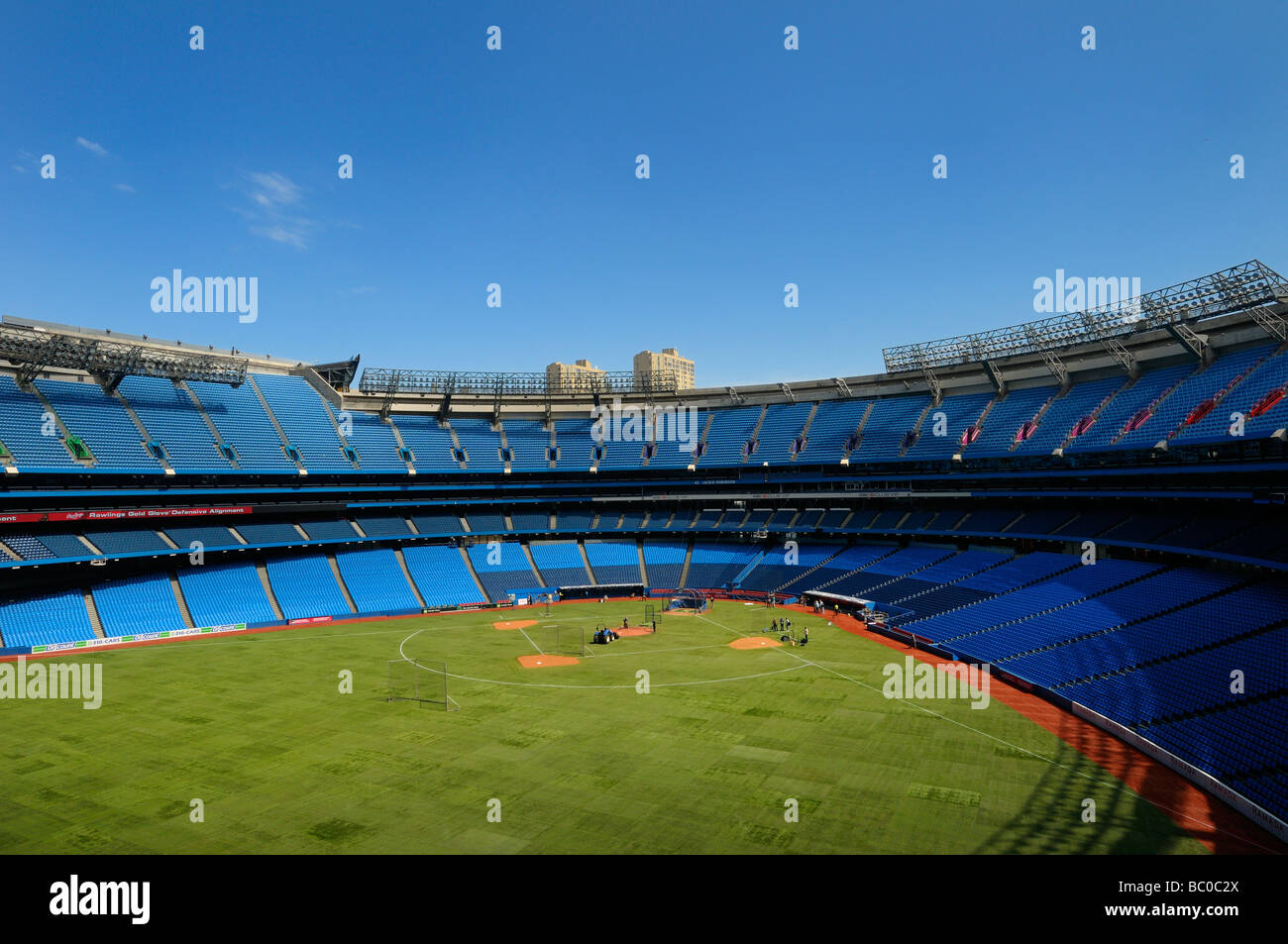 Baseball at the Rogers Centre in Downtown Toronto Editorial Photo