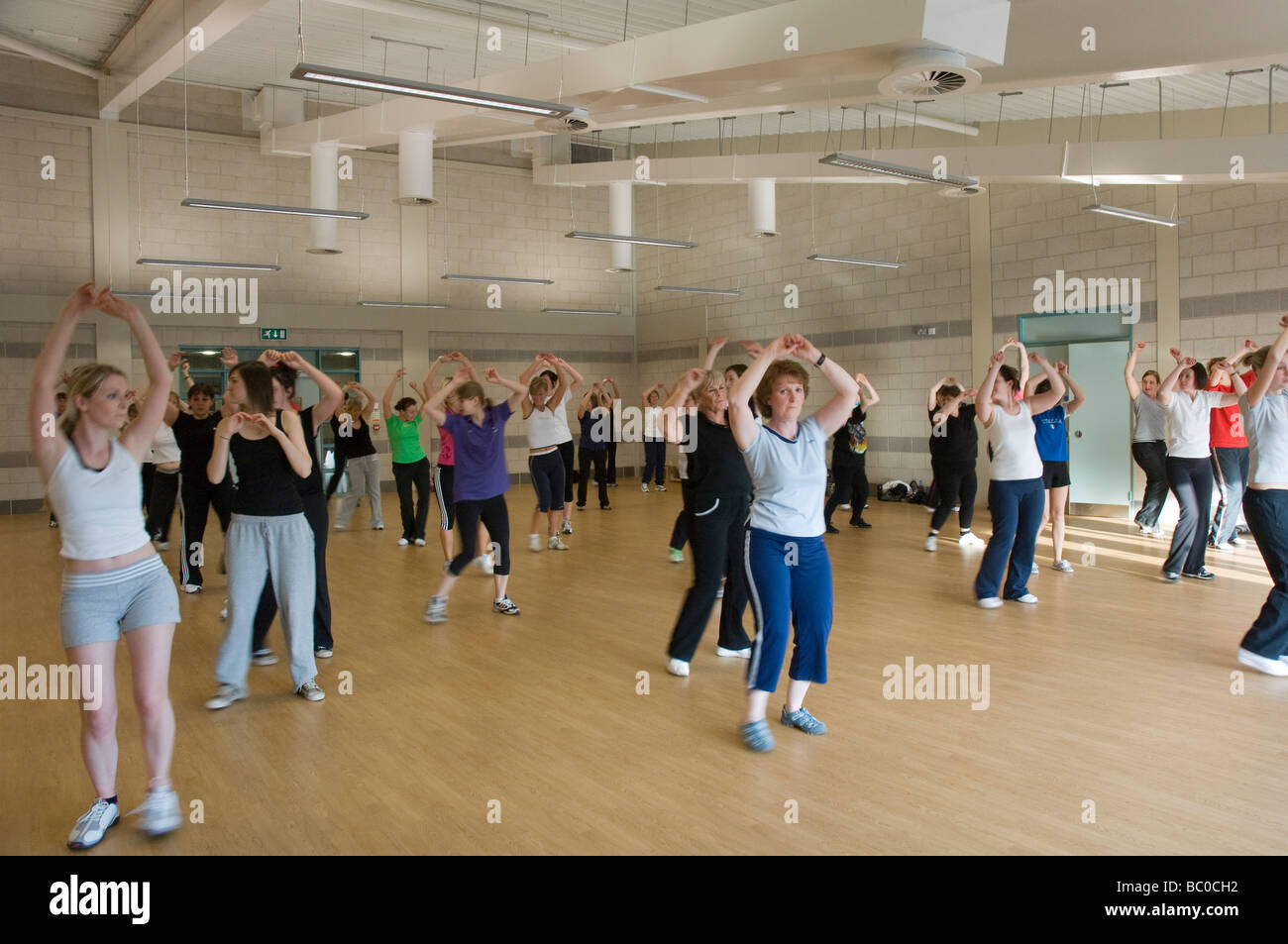 Diet on the Dance Floor fitness class Haverfordwest Sports Centre