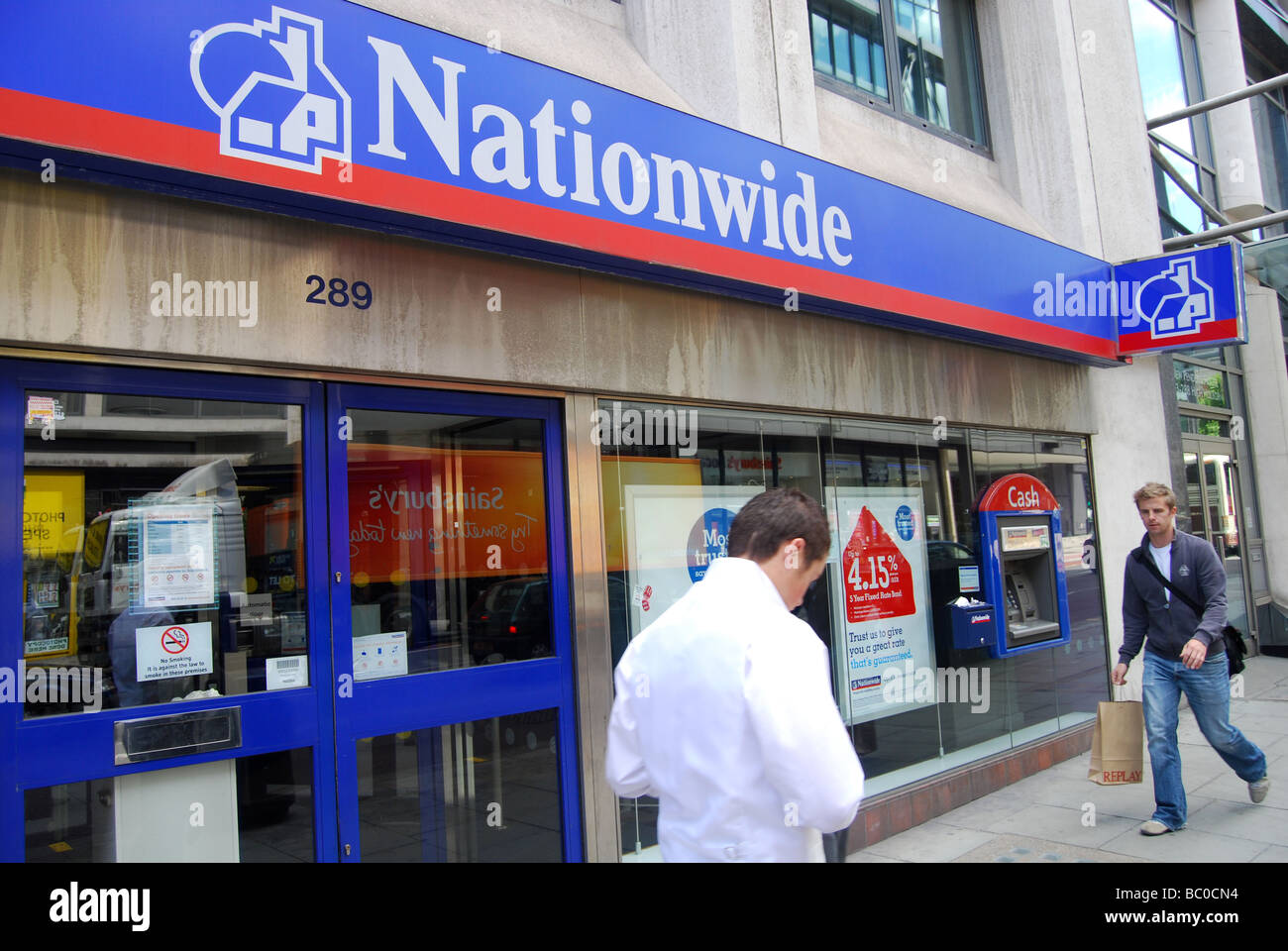 Nationwide building society logo sign stock photo alamy