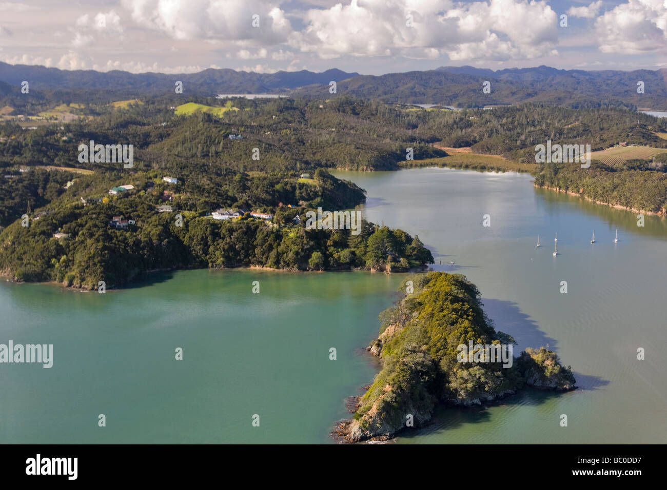 Te Wahapu, Bay of Islands, Northland, New Zealand Stock Photo