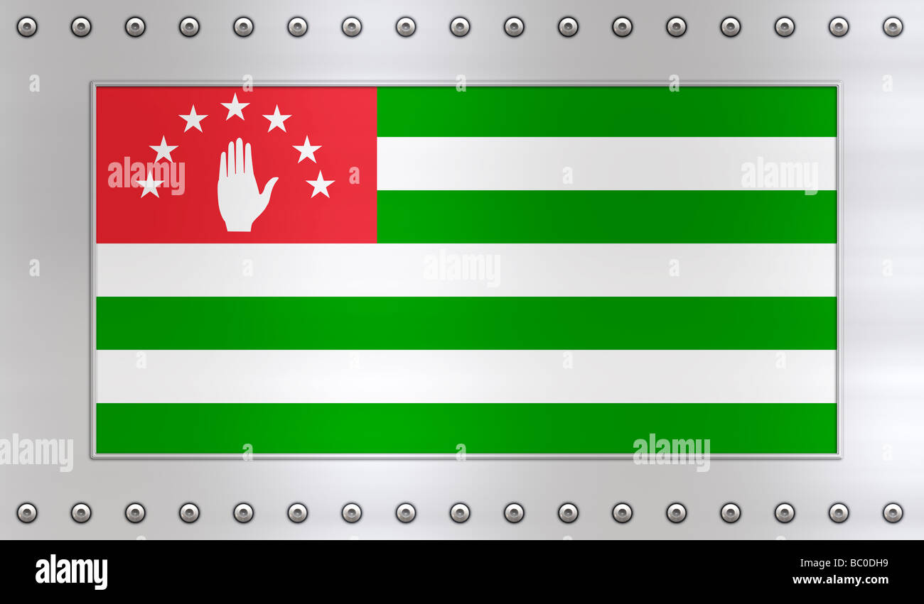 Abkhazia flag Cut Out Stock Images & Pictures - Alamy