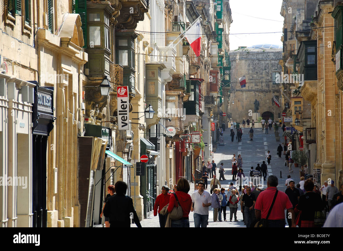 Merchants Street Valletta Malta Hi Res Stock Photography And Images Alamy