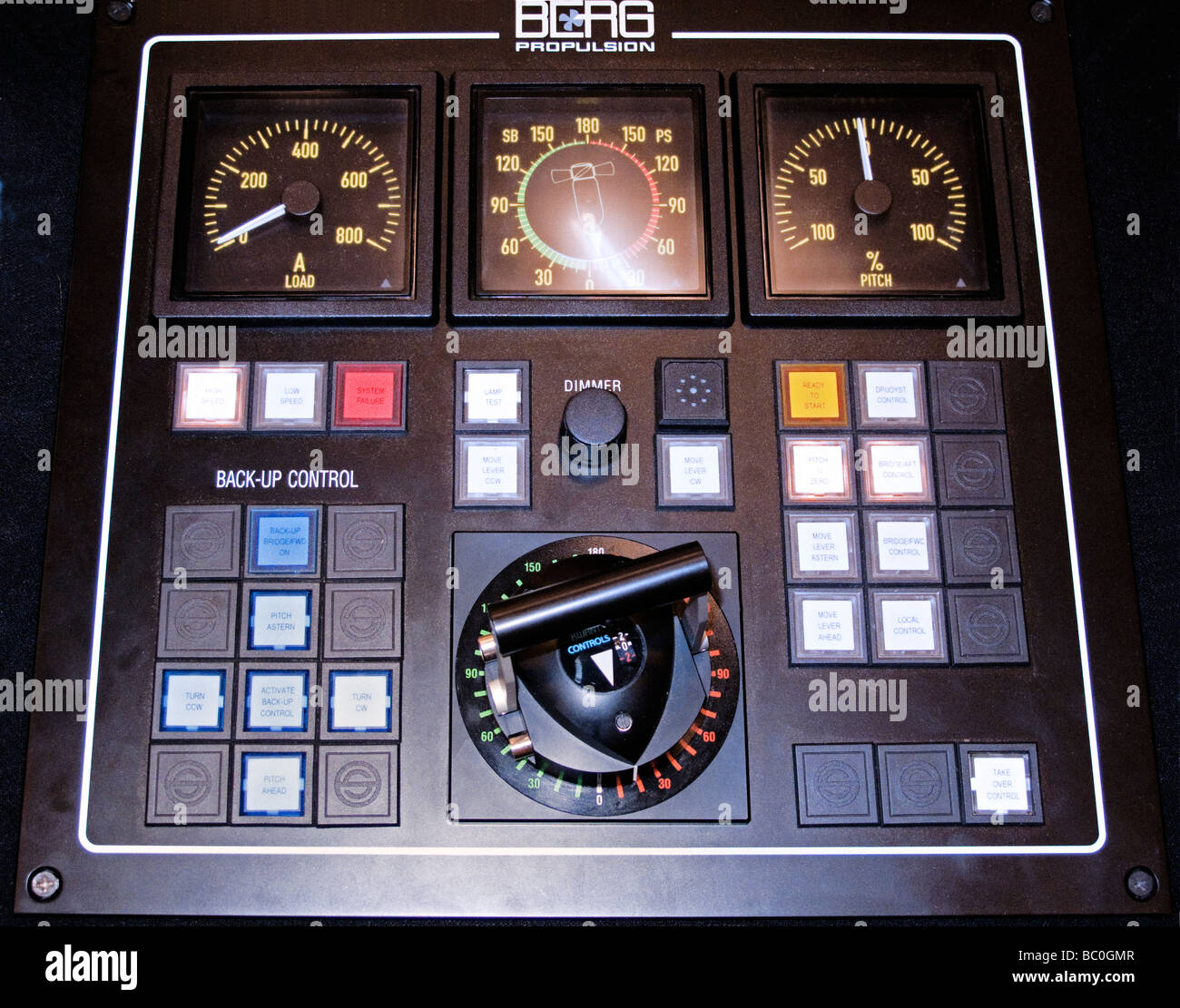 Steering and control panel Stock Photo Alamy