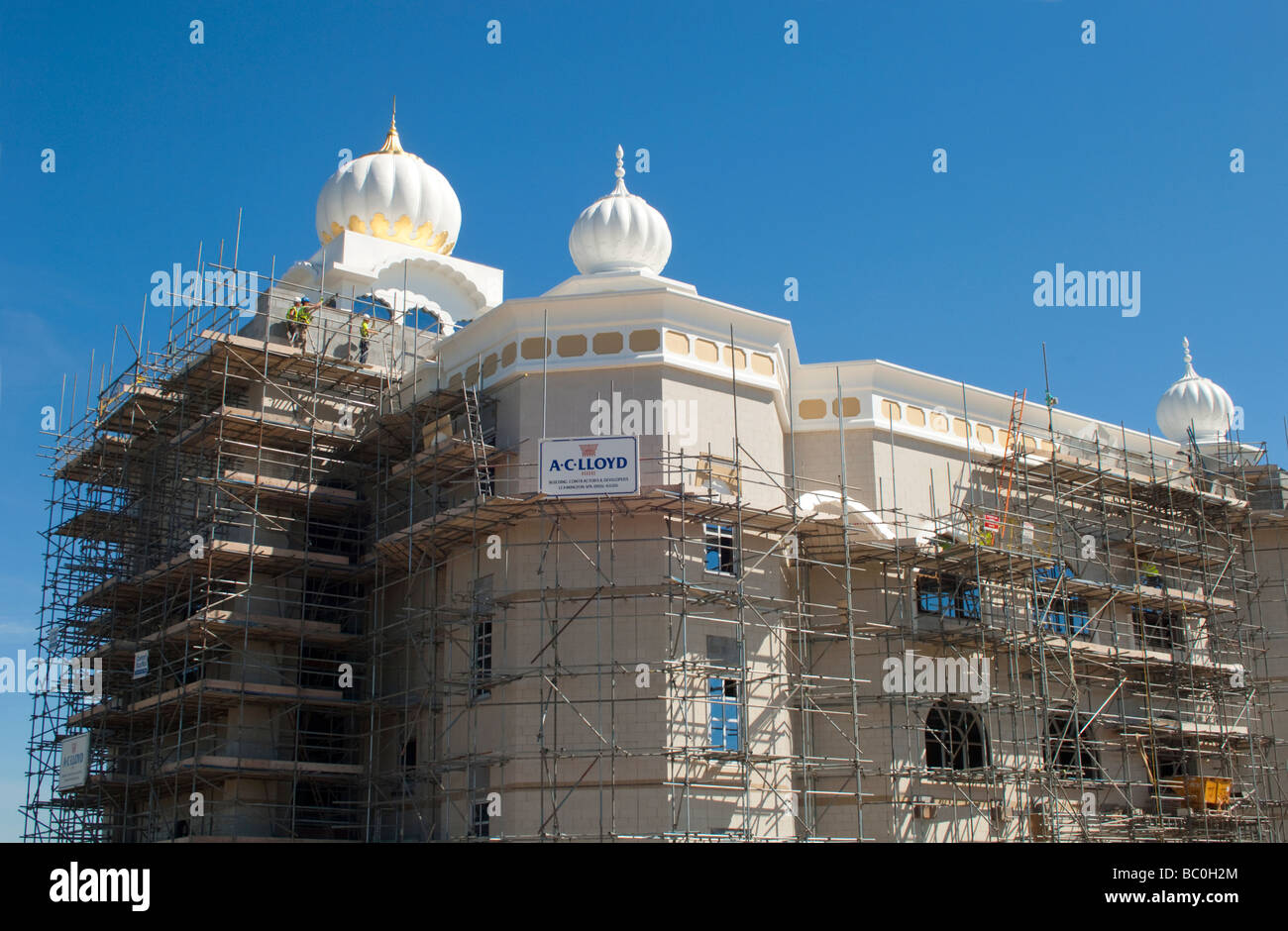 Gurdwara Sikh Temple under construction, Leamington Spa, Warwickshire
