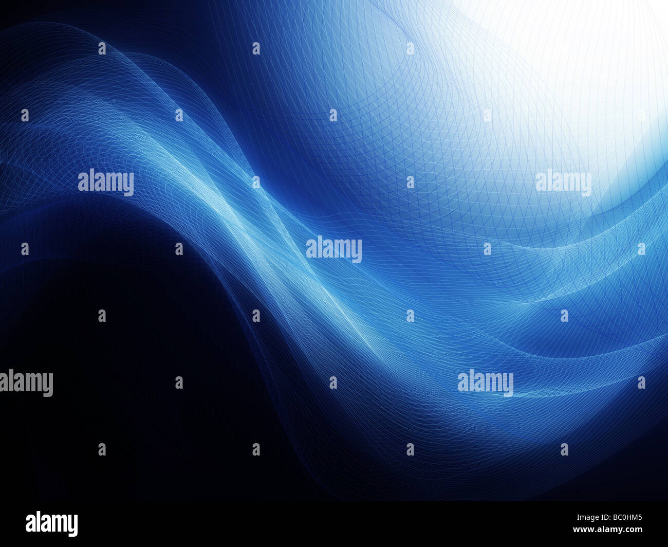 Modern blue background with abstract smooth lines Stock Photo - Alamy