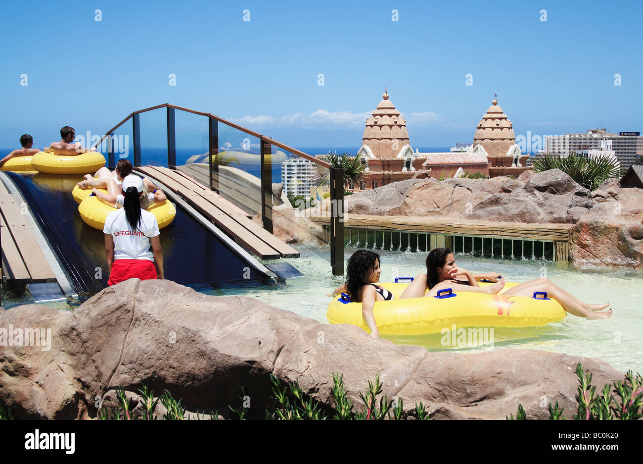 Siam Park, The Water Kingdom, near Playa de Las Americas, Costa Adeje,  Tenerife, Canary Islands, Spain Stock Photo - Alamy