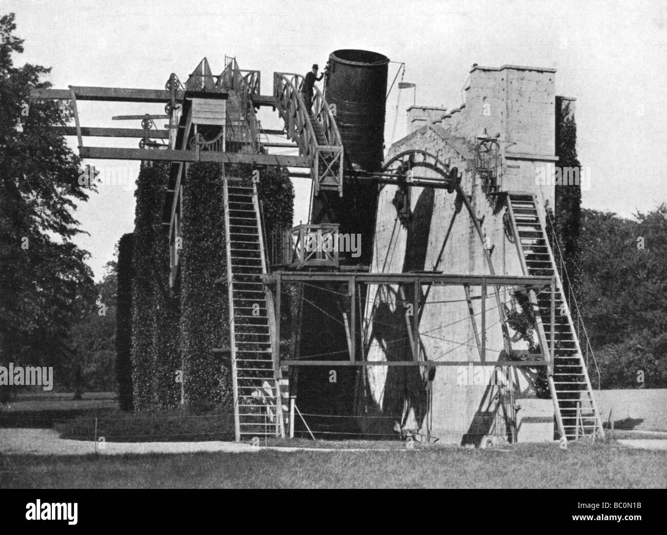 Lord Rosse's telescope, Birr, Offaly, Ireland, 1924-1926.Artist: W Lawrence Stock Photo