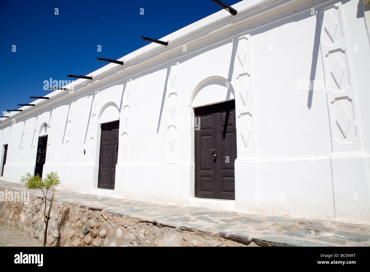 Traditional Hispanic architecture in Cachi, Argentina Stock Photo