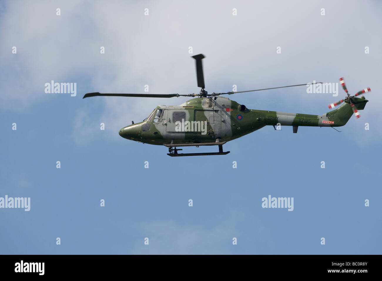 Westland Lynx AH7 Military Helicopter Stock Photo