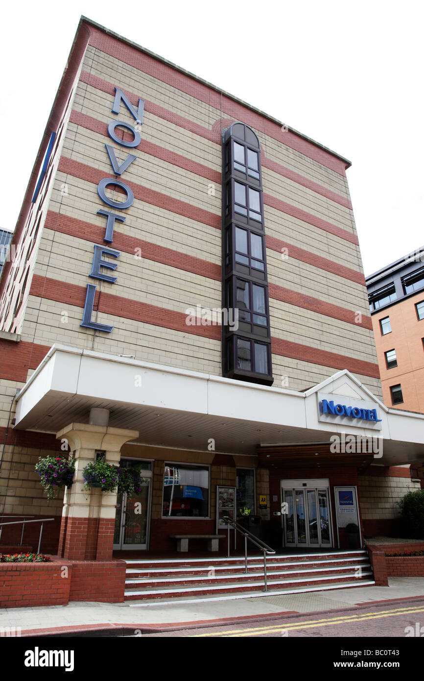 the novotel on broad street birmingham uk Stock Photo