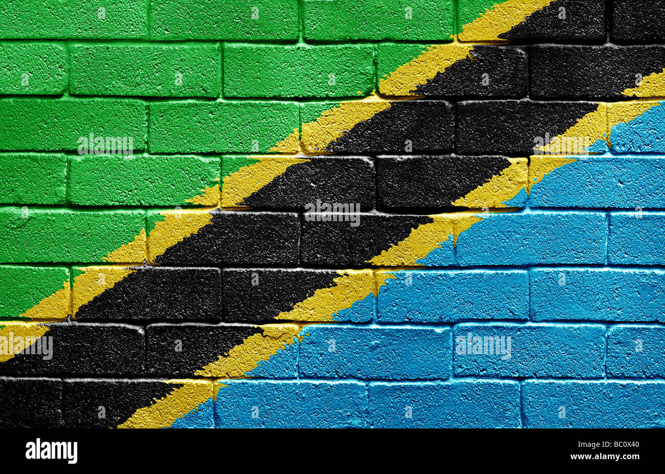 Flag of Tanzania Stock Photo - Alamy