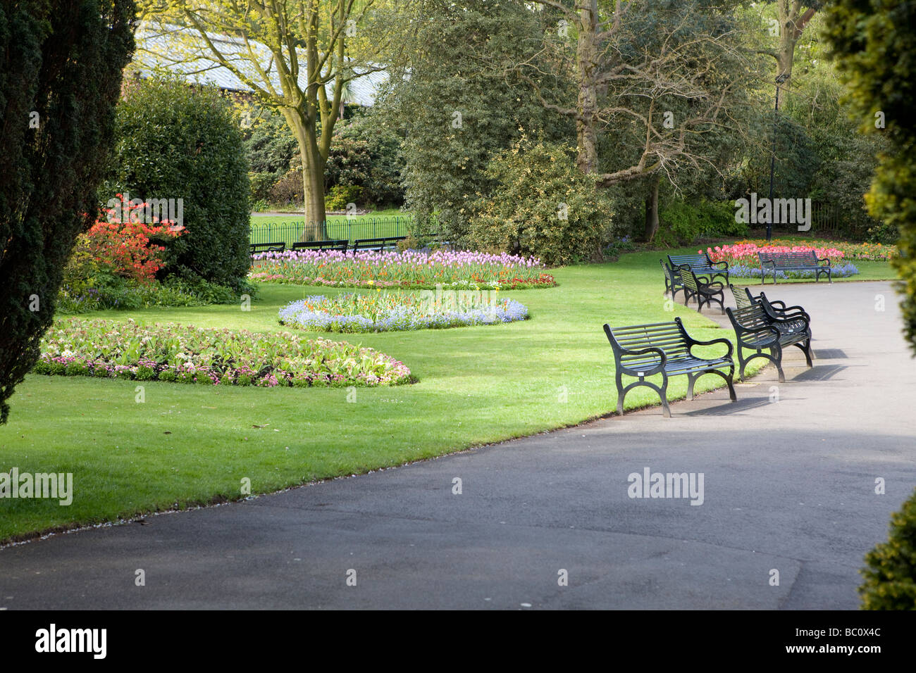 The Botanic garden of the Queen's University (QUB), Belfast, Northern Ireland, United Kingdom Stock Photo