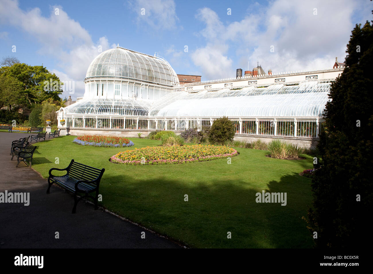 The Botanic garden of the Queen's University (QUB), Belfast, Northern Ireland, United Kingdom Stock Photo
