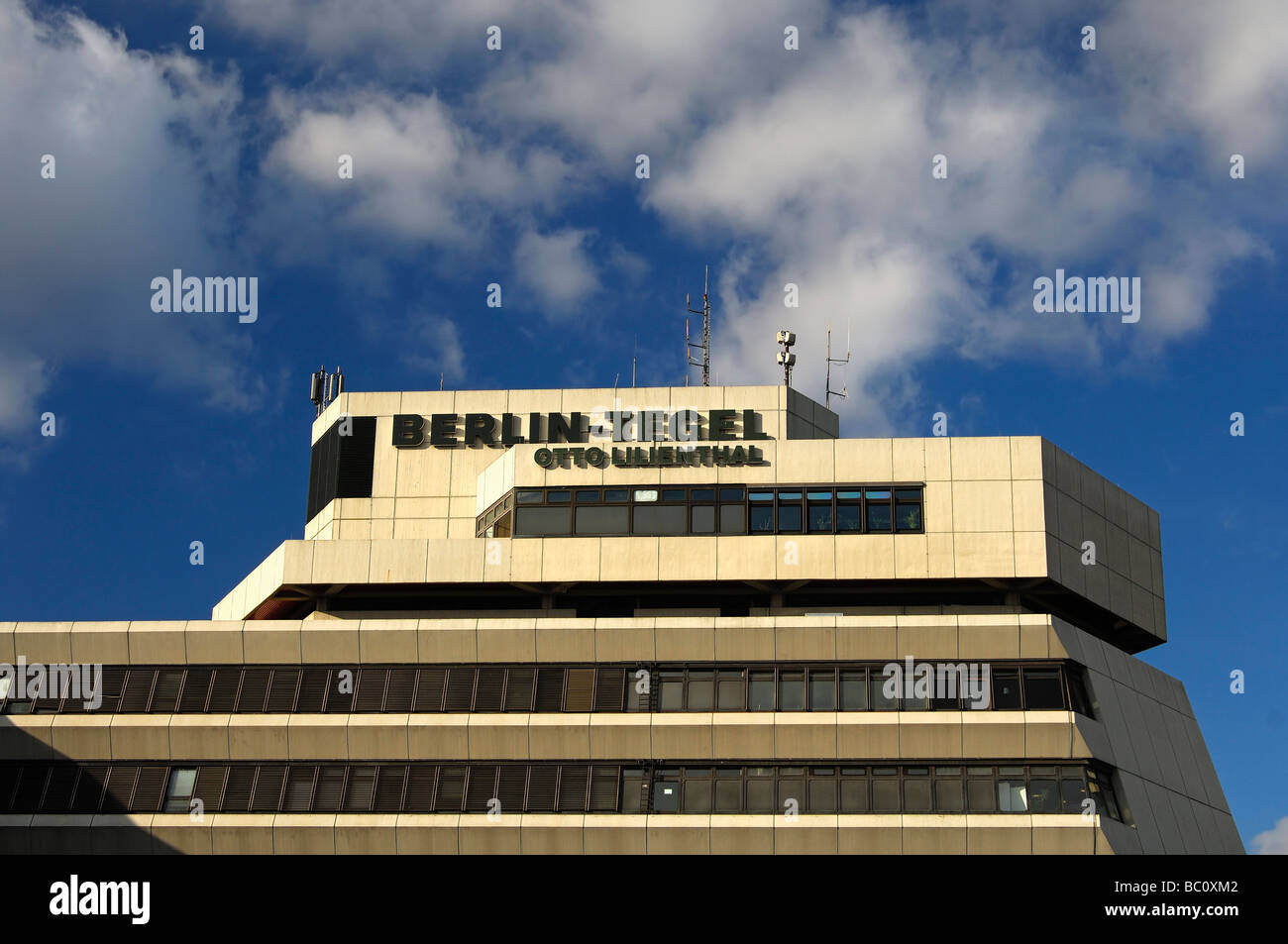 Main building Airport Otto Lilienthal Berlin-Tegel, Germany Stock Photo
