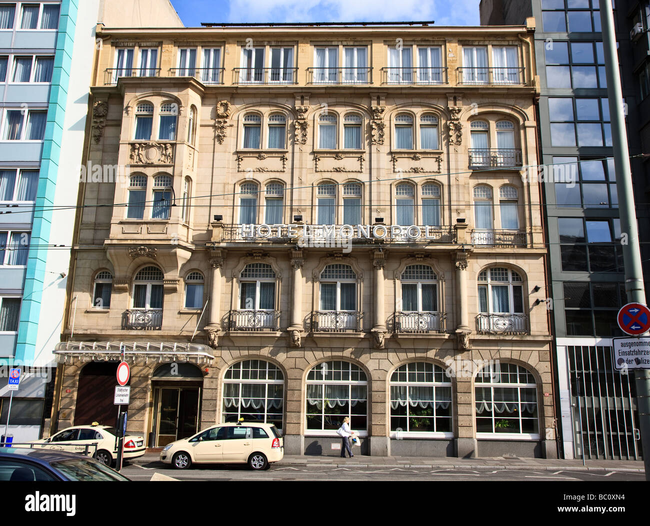 Front View Of Monopol Hotel In Frankfurt A M Germany Stock Photo Alamy