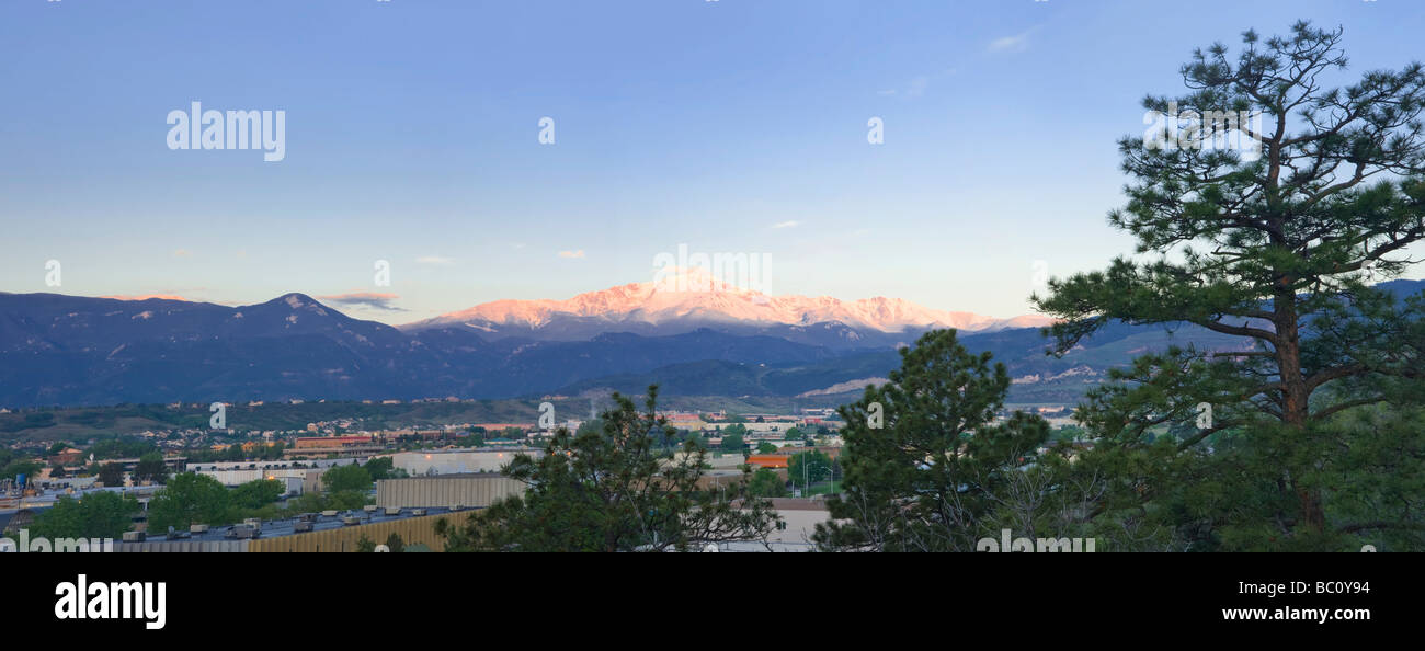 Pikes Peak, Colorado Springs, Colorado, USA Stock Photo
