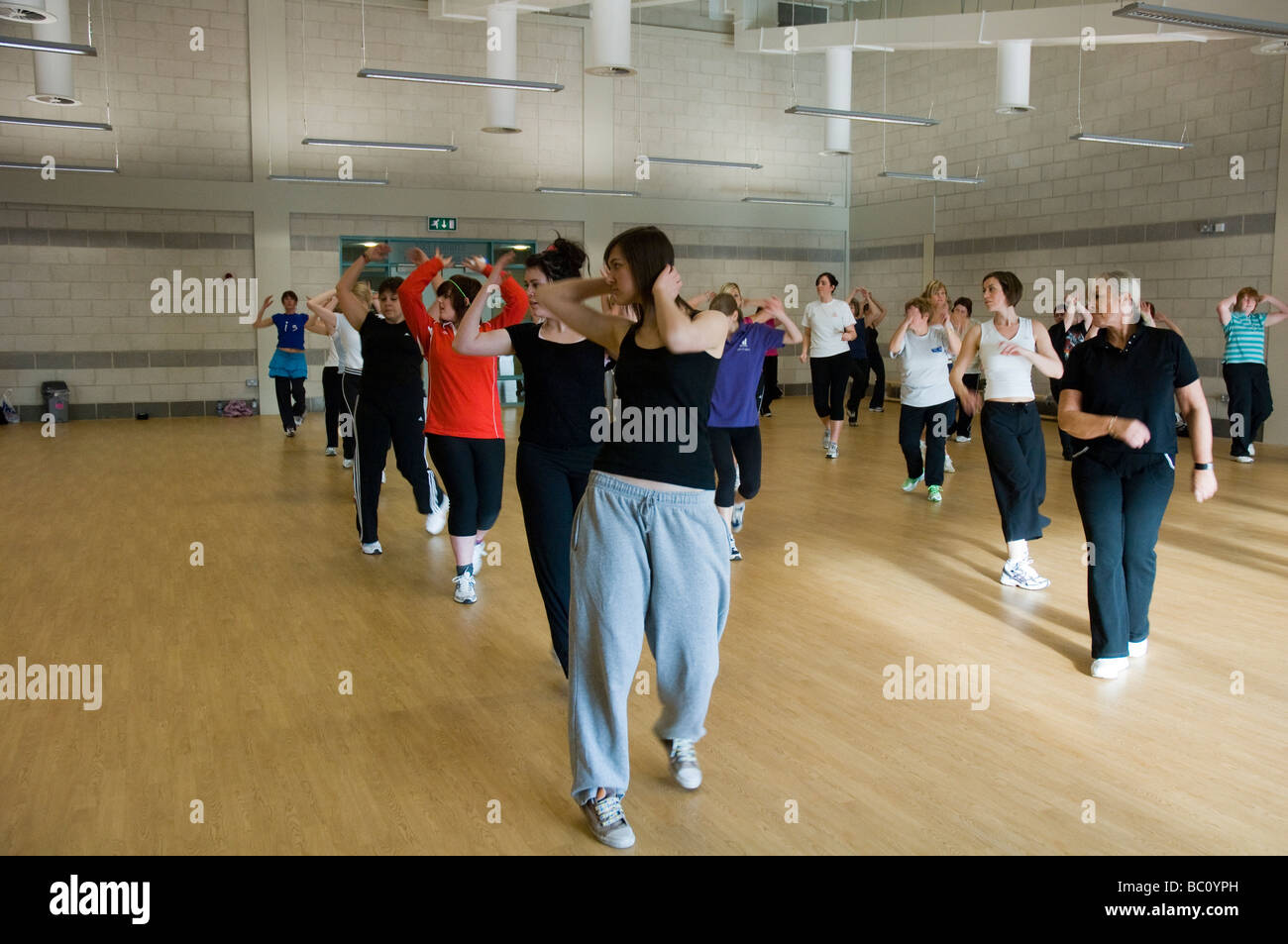 Diet on the Dance Floor fitness class Haverfordwest Sports Centre
