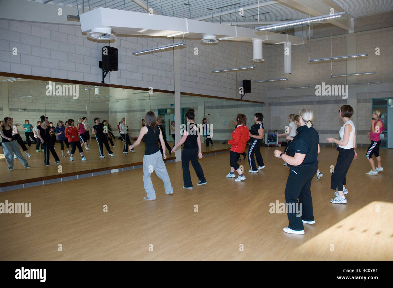 Diet on the Dance Floor fitness class Haverfordwest Sports Centre