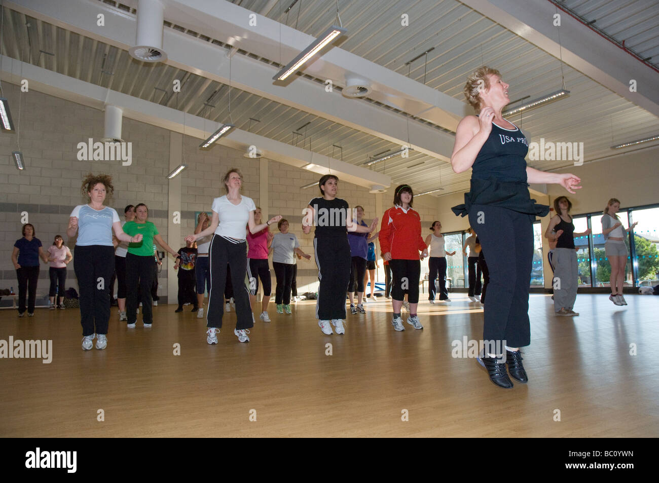 Diet on the Dance Floor fitness class Haverfordwest Sports Centre