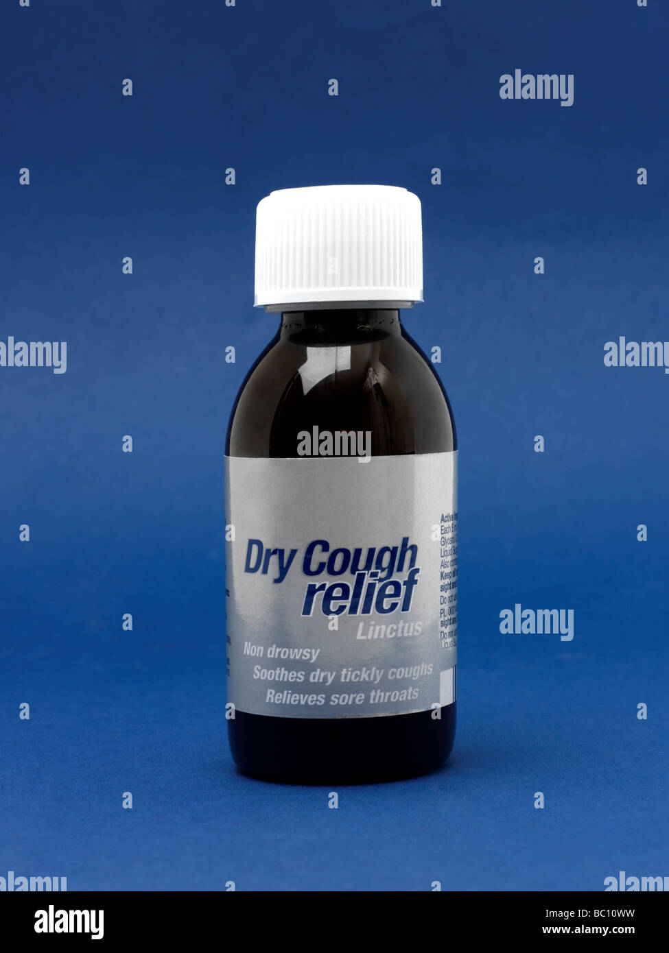 Bottle of Cough Medicine Stock Photo Alamy