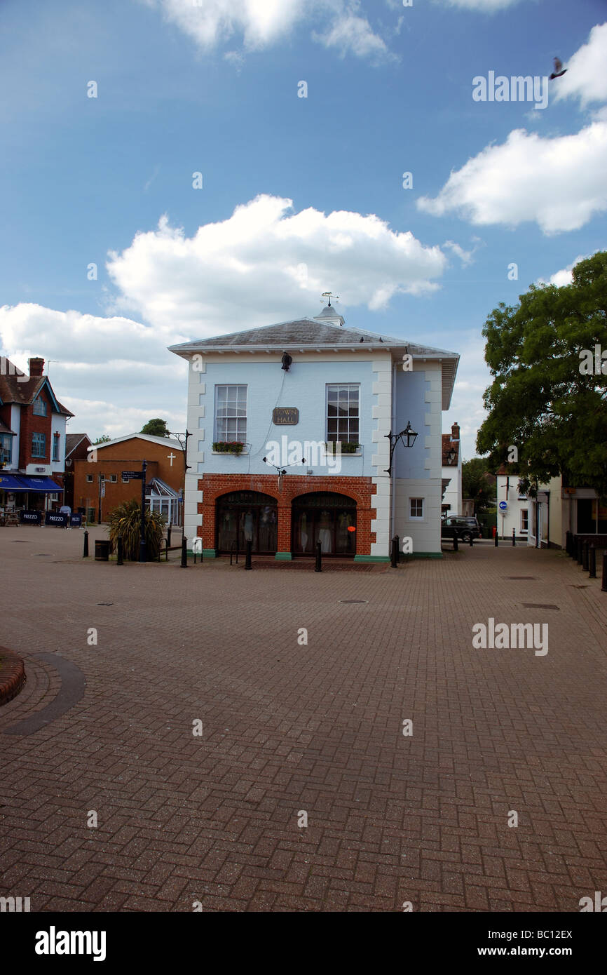 The old Town hall Alton Market Square Stock Photo Alamy