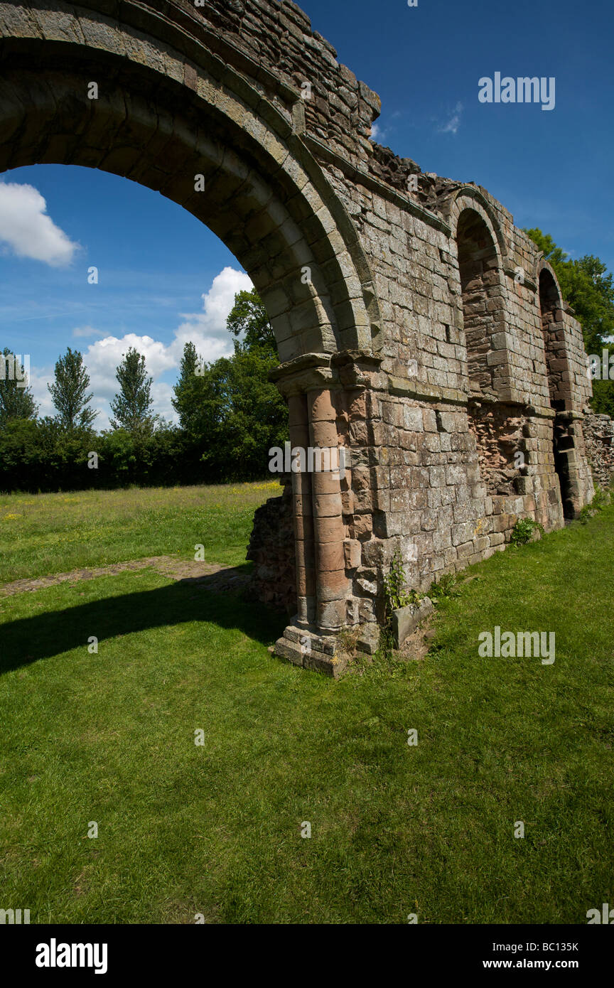 White Ladies Priory Shropshire West Midlands England UK Stock Photo