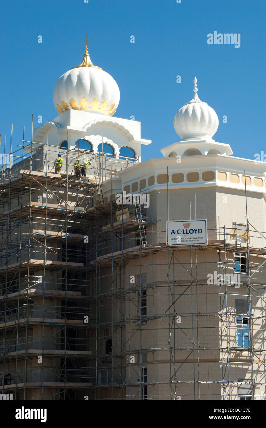 Gurdwara Sikh Temple under construction, Leamington Spa, Warwickshire