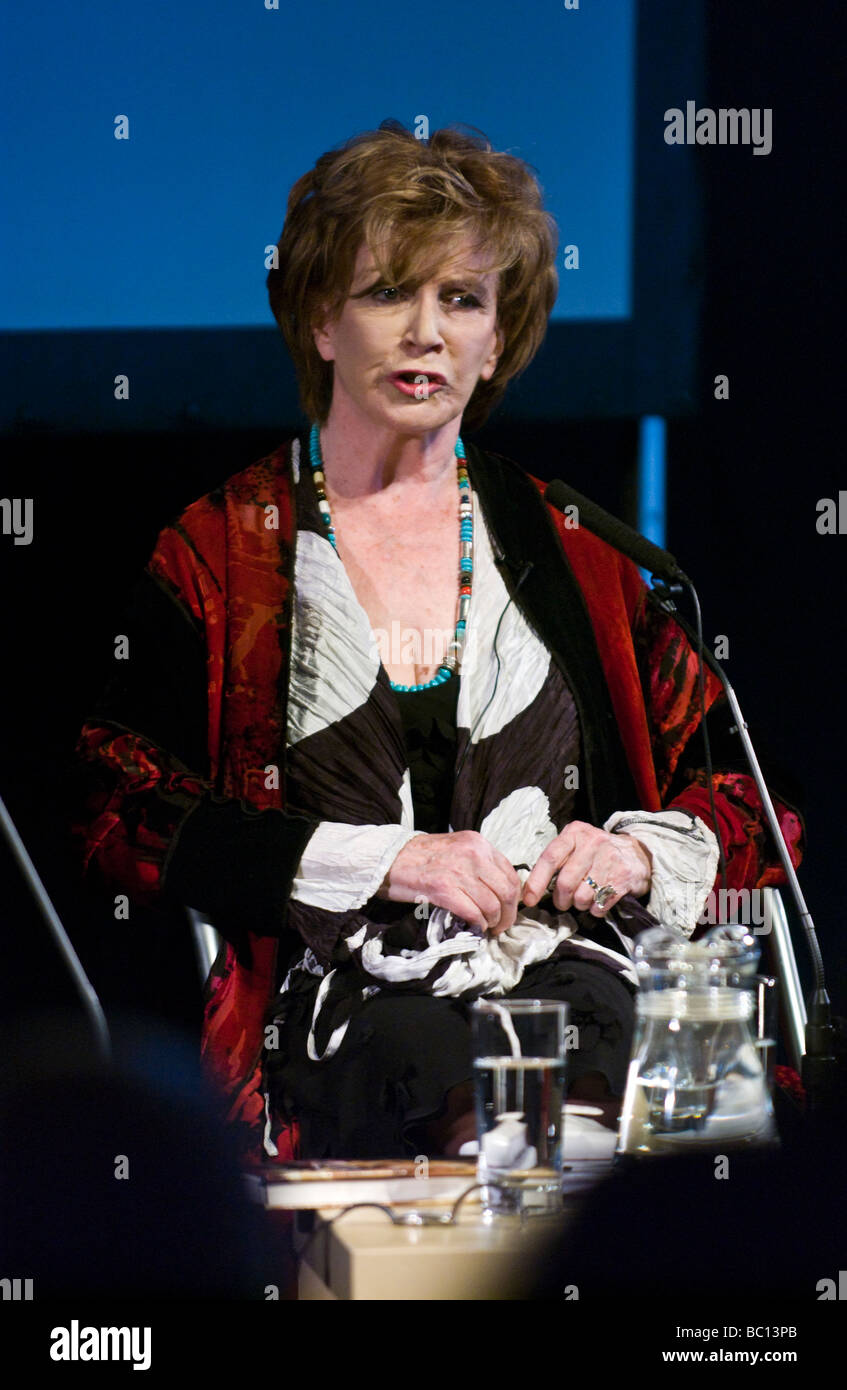 Edna O' Brien Irish novelist pictured at Hay Festival 2009 Stock Photo